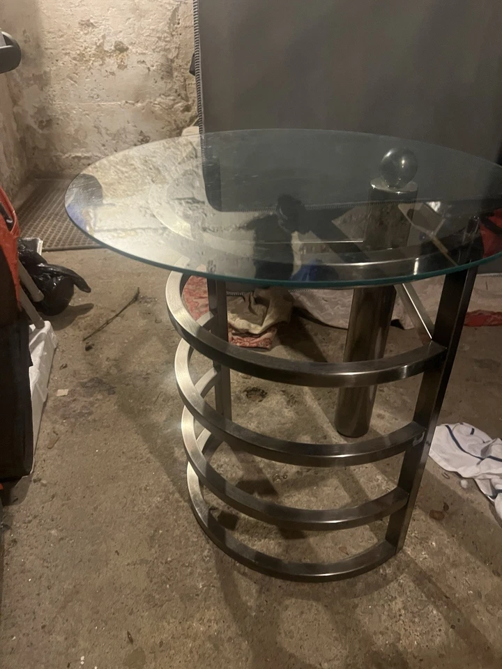 Mesa de centro de cristal Foto 2 de 2