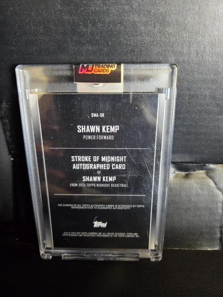 2023-24 Topps Midnight Stroke of Dusk /75 Shawn Kemp #SMA-SK Auto - image 2 of 4