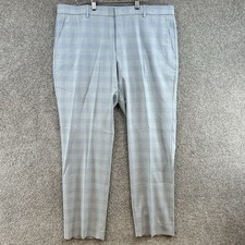 NWT Tommy Hilfiger Men's Pants Size 38 X 30 Light Gray Blue Mid Rise The Flex