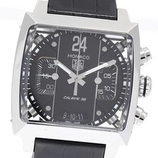 TAG Heuer Monaco 24 CAL5113 Calibre 36 Automatic Chronograph Date Watch Fashion
