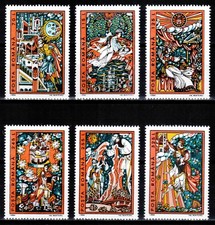 Romania 1994, Mi#4967-72, Sc#3906-11, Romanian legends and fairy tales, MNH!