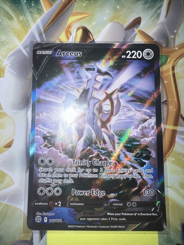 The Pokémon Company Arceus V 166/172 Brilliant Stars Holo Full Art UR EN 220HP