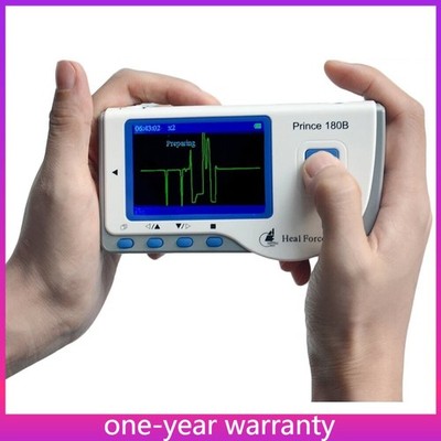 Portable Handheld ECG EKG Monitor PC-80B with 1200 Memory Storage & Color Screen