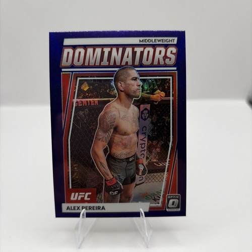 Alex Pereira #8 2023 Panini Donruss Optic UFC Dominators card