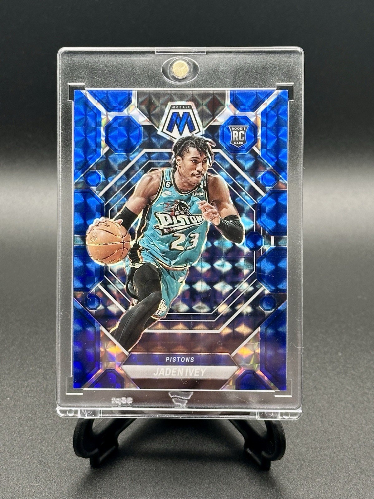 2022-23 Panini Mosaic - Rookie Jaden Ivey #216 Blue Mosaic Prizm /199 (RC)