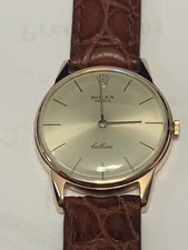 Rolex Cellini 32mm 9k Rose Gold Champagne Dial