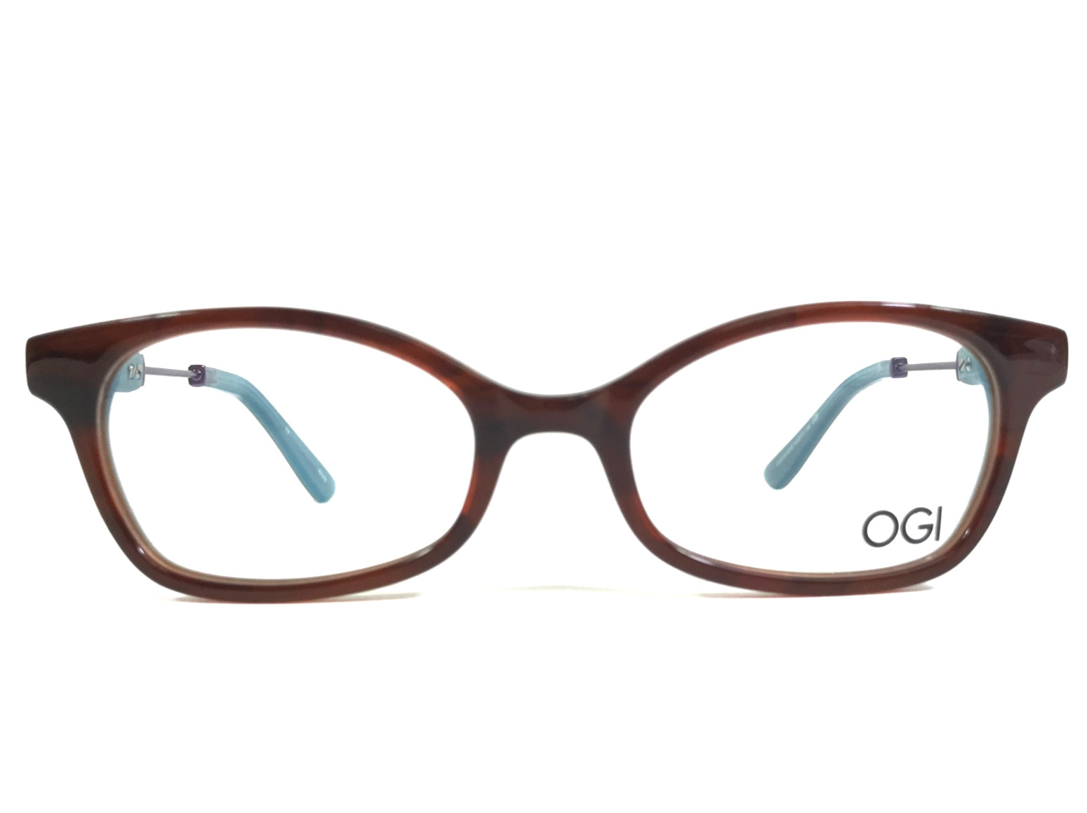 OGI Kids Eyeglasses Frames OK3131618 Brown Tortoise on Blue Gray 44-17-135 9090₽