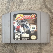 Ubisoft F1 Pole Position 64 (Nintendo 64, N64) Racing, Tested + Works