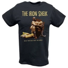 Iron Sheik Hulk Hogan Camel Clutch Black T-shirt