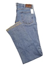 Lands' End Men's Traditional Fit Stretch Jeans 35 UNHEMMED NWOT