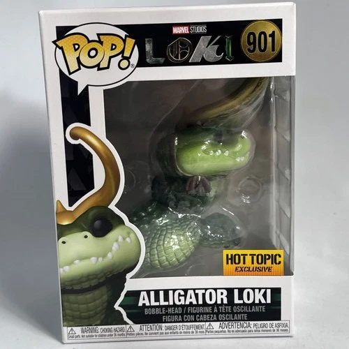 NEW FUNKO POP ALLIGATOR LOKI #901 HOT TOPIC EXCLUSIVE DISNEY MARVEL CLEAN BOX