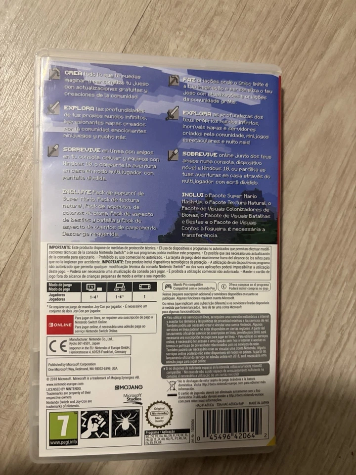 Minecraft: Nintendo Edition Juego para Consola Nintendo Switch [PAL ESPAÑA], foto 2 de 2