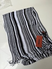 Missoni Scarf - Zig Zag - Black / White - Brand new with Tags