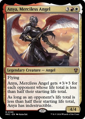 MTG  Anya, Merciless Angel [Murders at Karlov Manor Commander] Near Mint  Magic