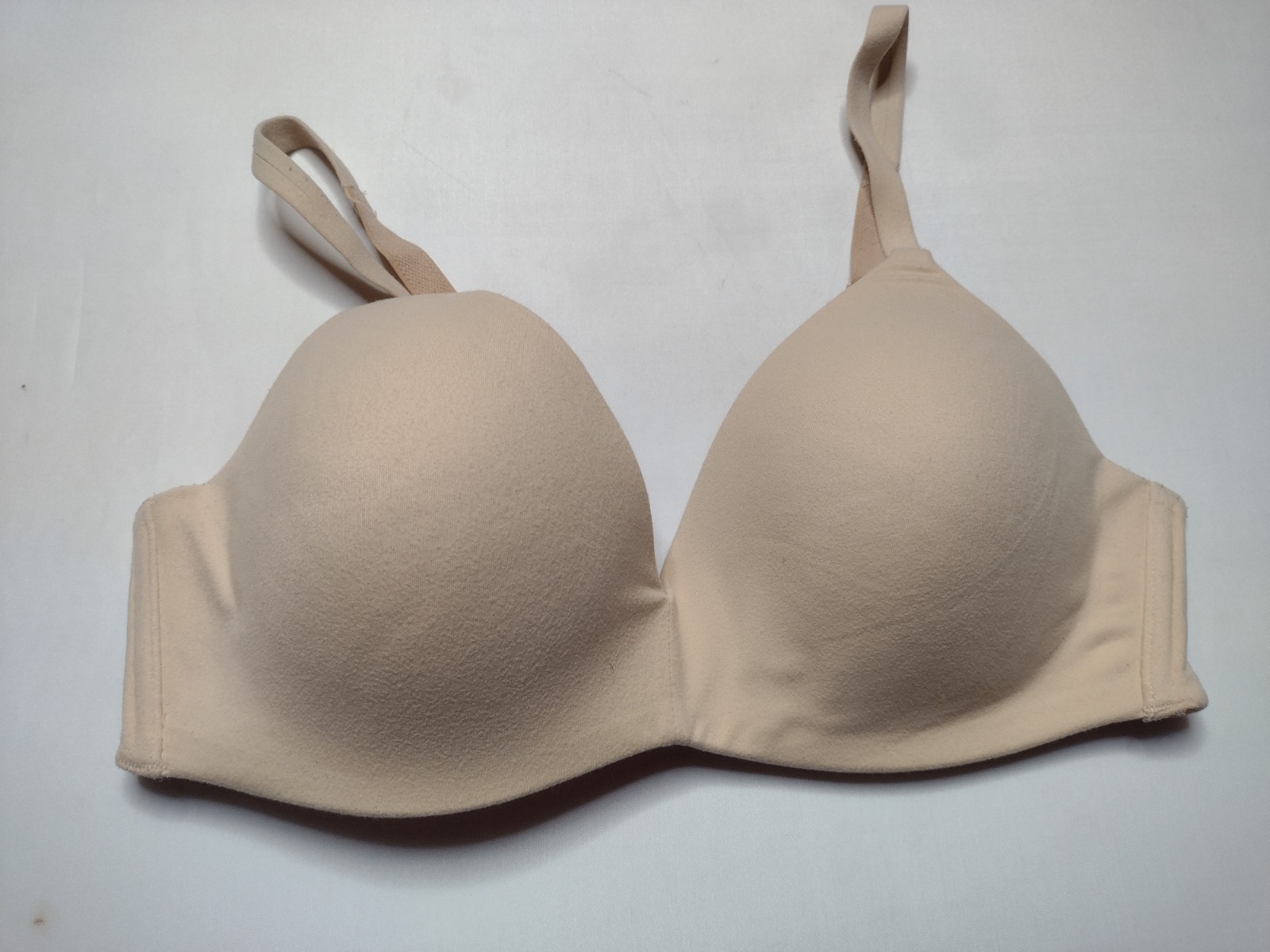Wacoal 852189 How Perfect Wire Free T-Shirt Bra 36B Beige Wireless A7