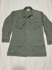 US Army Third Pattern Jungle Fatigue Jacket Og107 Ripstop Small Long