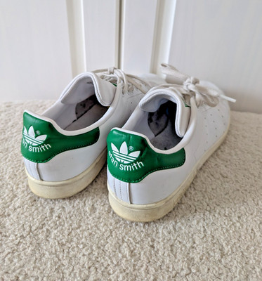 ADIDAS STAN SMITH EUR 44 US 10 (2017) m20324 white green weiss grün
