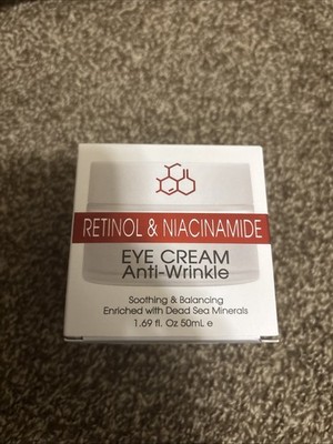 Dual Eye Cream w/ Retinol, Peptides & Caffeine - Anti-Aging 