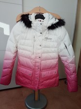 Damen Daunen-, Ski -, Snowboard -Jacke, von Iguana, Gr. 38, Neu, Farbe weiß pink