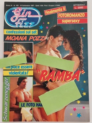 Zeitschrift GIN FIZZ #103 1987 Moana POZZI Sabrina SALERNO Orchidee DE SANTIS, MALU'