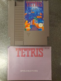 tetris nintendo NES complet en boite et notice CIB PAL NOE 🇩🇪