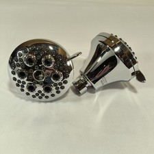 Lot Of 2 Delta Shower Heads New 1.75 GPM Adjustable Chrome Multiple Settings