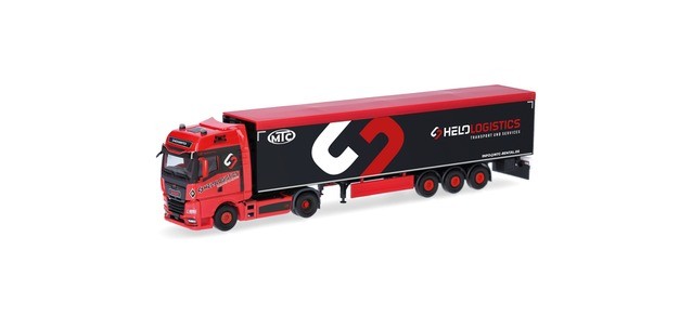 Herpa 319324 - 1/87 MAN TGX GX Tipper Semi-Trailer 'Helo-Logistik' - New