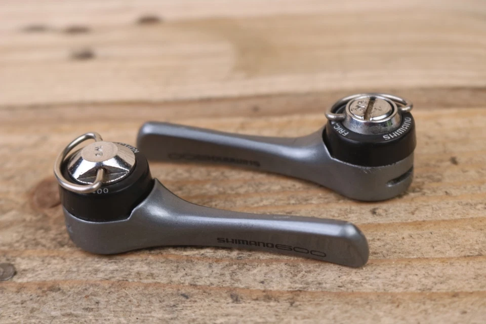 Shimano 600 Ultegra Downtube Gear Shifters Levers SL-6400 Vintage Retro Bike - Image 3 of 4