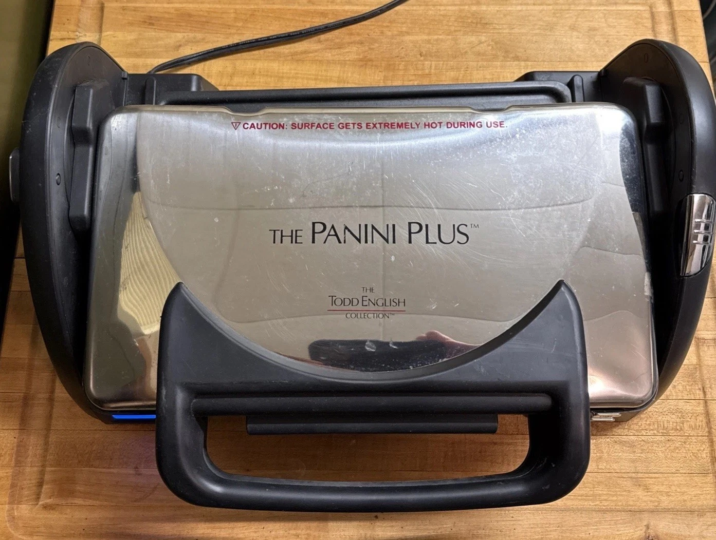 Todd English Panini Plus PG-01 Indoor Griddle / Panini Press, TESTED, A+