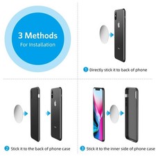Magnetic Car Phone Holder Air Vent Clip Mount 360 Rotation Mobile Bracket GPS