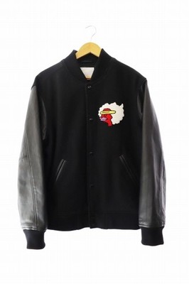 Supreme 17AW Gonz Ramm Varsity Jacket Mark Gonzales Back Logo Embroidery Varsity
