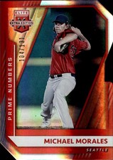 2021 Panini Elite Extra Edition Prime Numbers B Die Cut #83 Michael Morales /131