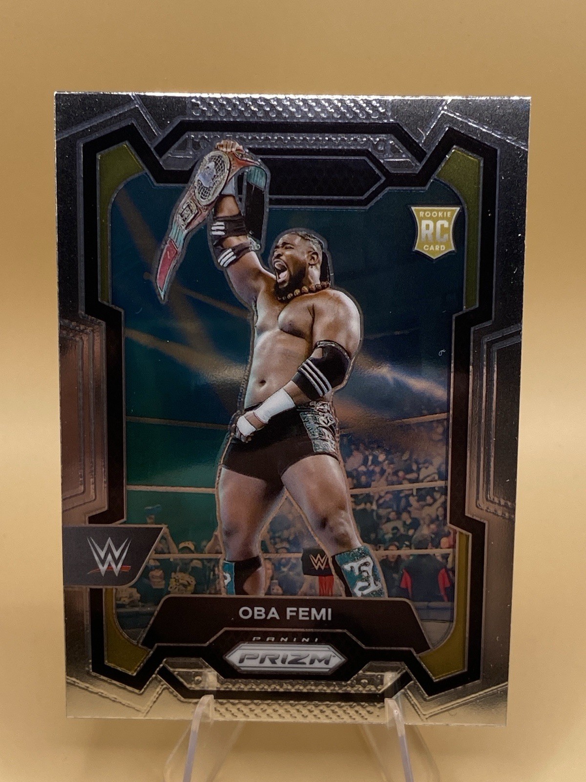 Oba Femi 2024 Panini Prizm WWE #199 Rookie Trading Card FREE SHIPPING NXT