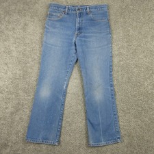 Vintage Levis Jeans Mens 32x27 Tag 33x30 Blue 517 Slim Bootcut Western Cowboy
