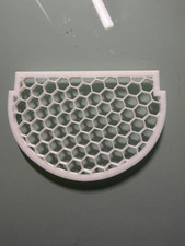 Gutter Guard Leaf & Moss Protector - Half Round PVC  White