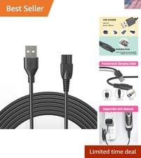 Effortless Charging for Pet Clippers  Trimmers with Universal USB Charger Cord