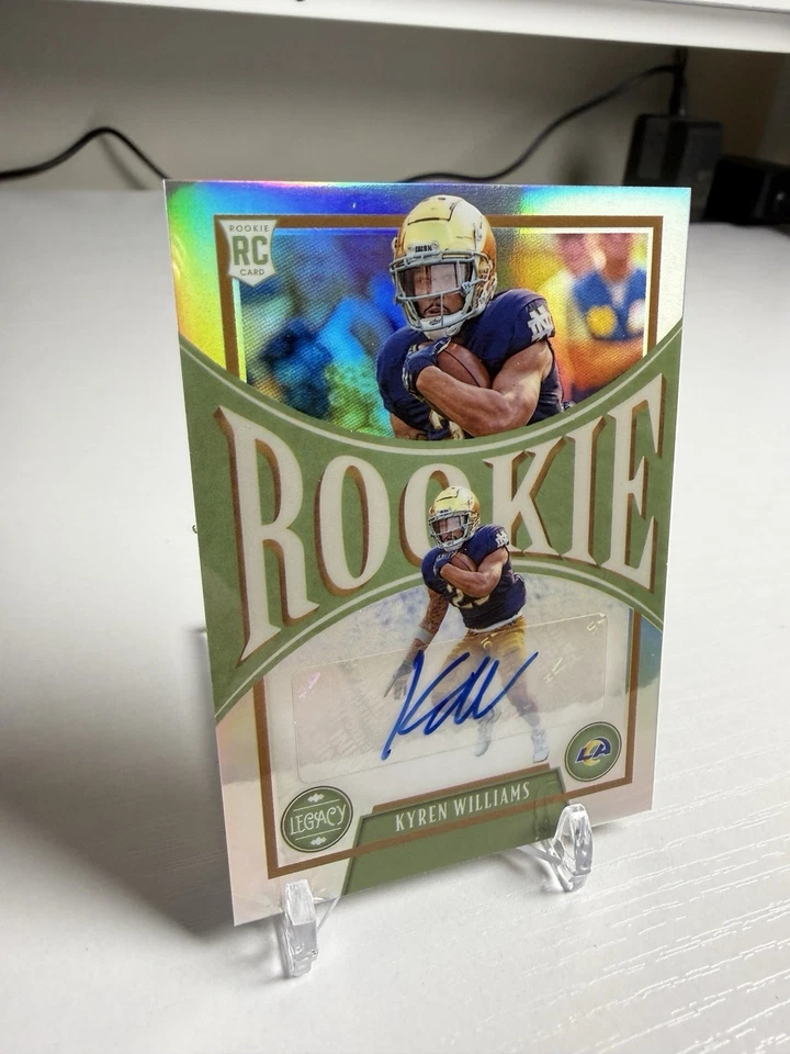 Kyren Williams 2022 Panini Legacy Rookies Silver Auto Rookie #161 - Image 4 of 4