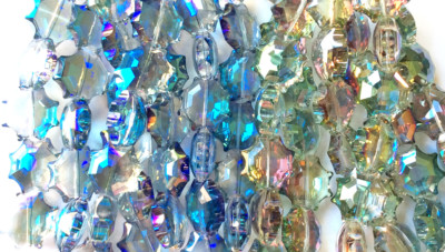 Crystal Sun 8 Pointed Rounded Star 17.5mm Chinese Crystal Glass Bead Q2 Strands 