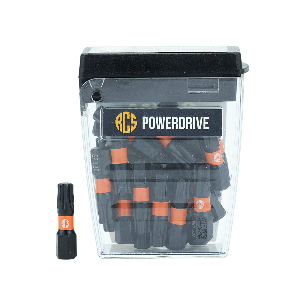 RCS PowerDrive TX30 25mm Impact Driver Bits - 25pc Tub