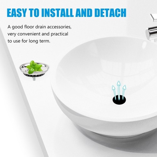 Dusche Abdeckung Küche Sink Stopper Edelstahl Ablauf Catcher - Bild 12 von 12