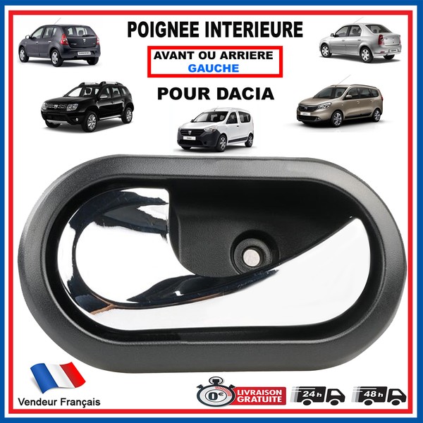 TüRgriff Chrome Innen Links Dacia Dokker Duster Lodgy Logan Sandero-image