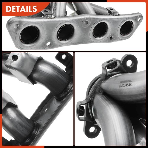 Exhaust Manifold w/ Gasket for Toyota Corolla 1998-2002 Chevrolet Prizm L4 1.8L - Picture 7 of 8