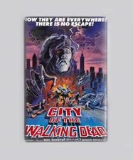 CITY OF THE WALKING DEAD (1980) - 2" x 3" MOVIE POSTER MAGNET (horror nightmare)