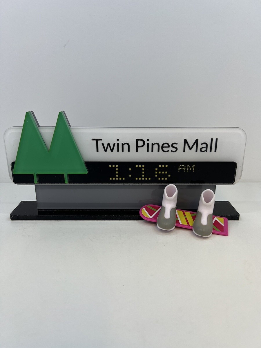 バックトゥザフューチャー TWIN PINES MALL 電飾看板 模型 バックトゥザフューチャー TWIN PINES MALL 電飾看板 模型