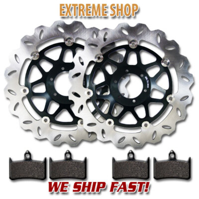 Front Brake Rotor+Pads for Honda RVF400 NC35(1994-1996) VFR400R NC30(1989-1992)