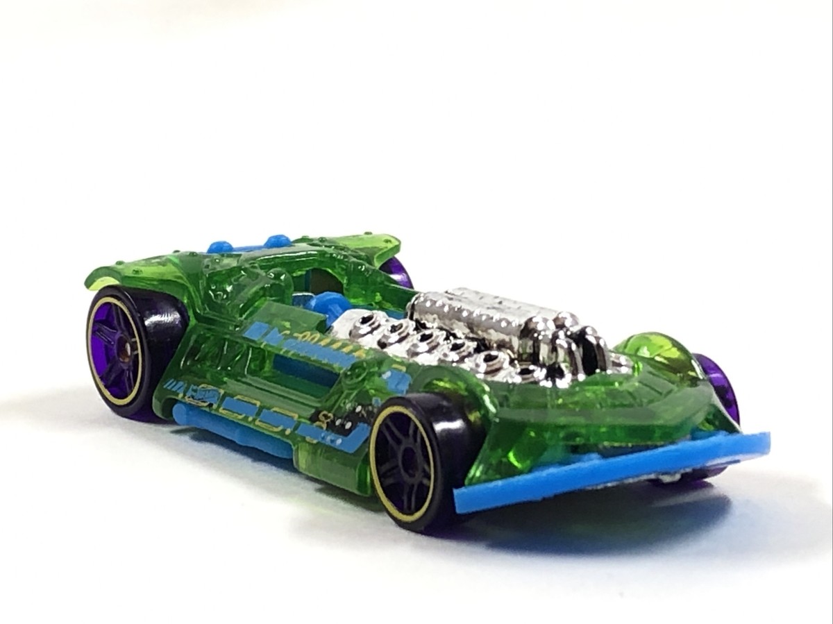 Hot Wheels 2017 #272 X-Raycers 5/10 X-STEAM Green/Blue w/Black PR5