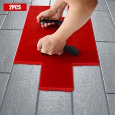 2X BIG Concrete Texturing Skin 22x12" Concrete Stamps Mats Set Concrete Stamping