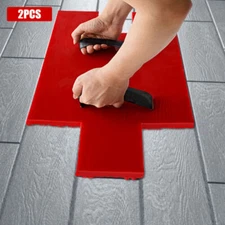 2X BIG Concrete Texturing Skin 22x12" Concrete Stamps Mats Set Concrete Stamping