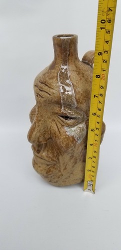JG DUNNING "Morty" 9 1/2 inch Face Jug - 2007 Greensboro NC - free ship! - Picture 10 of 12