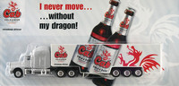 Cab Cola & Beer Peterbilt 377 Lkw Modell 1:87 Sattelzug Us Truck Krombacher